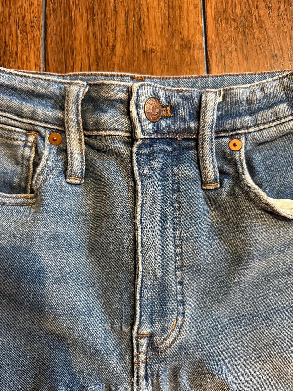 Madewell Women’s Curvy Stovepipe Jeans Size 26 Medium Wash NA888 - Picture 4 of 14